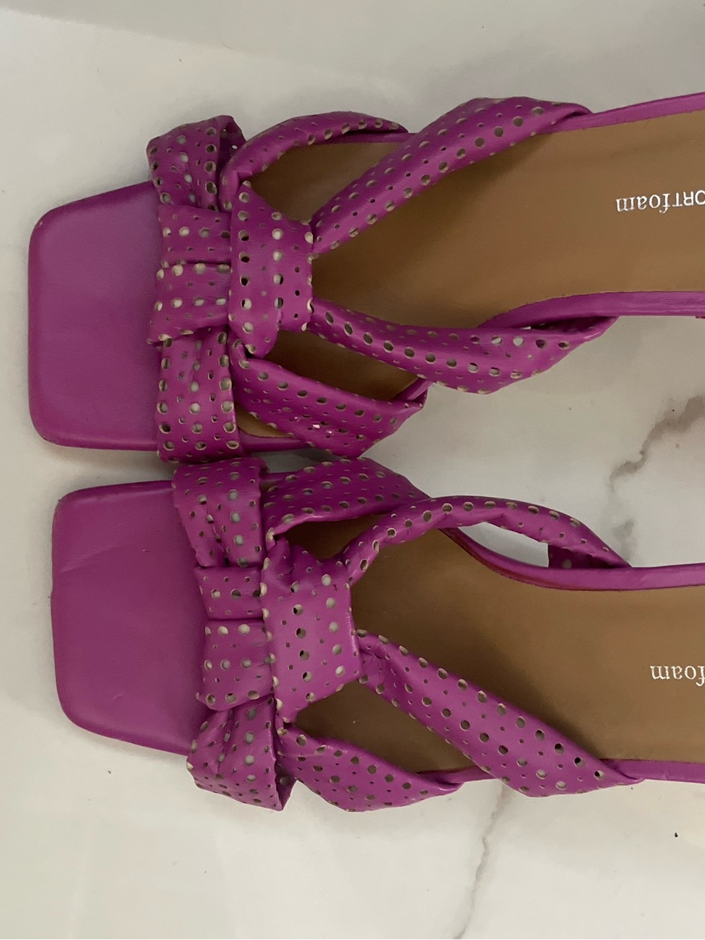 Women’s Braided Slide Sandals - Fuchsia